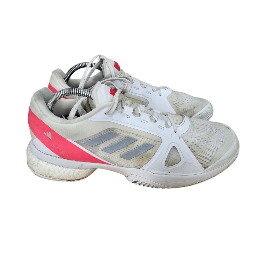 Adidas Stella McCartney Court Tennis Shoes Women 9.5 Cloud White Sneakers JP7060